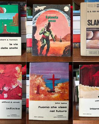 lotto stock 9 libri fantascienza autori vari