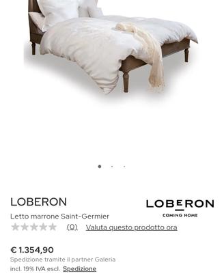 Letto in legno LOBERON 