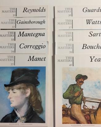 collezione riviste arte " The Masters "
