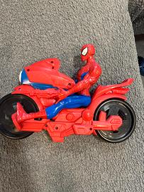 Spiderman in moto