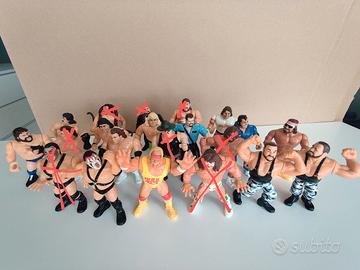 Lotto action figures WWF Wrestling anni '90 Hasbro