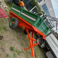 Rimorchio ribaltabile a mano 15 quintali