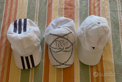 Tris cappelli donna  Adidas/NY/Diadora
