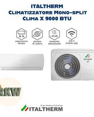 Monosplit ITALTHERM inverter serie Clima X 9000