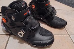 Moto stivaletti  scarpe caviglia motociclista 42