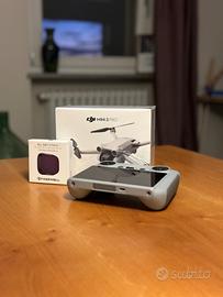 Dji mini 3 pro con care refresh, DJI RC e filtri