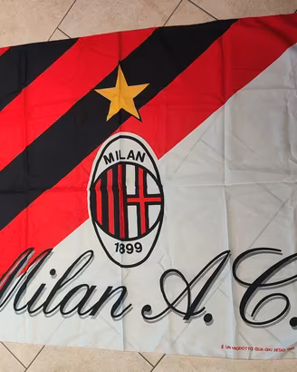 Bandiera Milan A.C Vintage anni 80/90- nuova