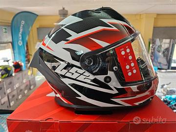 CASCO INTEGRALE ls2 rapid III xtrem white black re