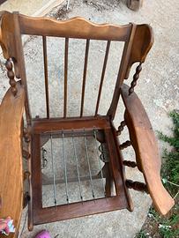 Sedia a dondolo Chiavari