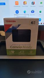 TOSHIBA HARD DISK ESTERNO 4TB MAC/WINODWS/CONSOLE