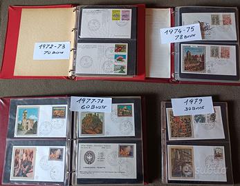 ITALIA 238 Buste Primo 1972-73,74-75,77-78,1979