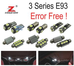 KIT 19 LAMPADE LED INTERNE BMW SERIE 3 E93 320I 32