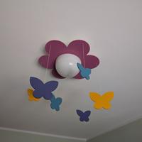 lampadario cameretta bambina farfalle Philips 