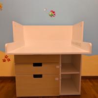 Fasciatoio IKEA SMÅSTAD (diventa scrivania)