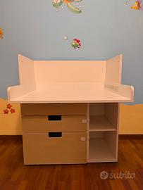 Fasciatoio IKEA SMÅSTAD (diventa scrivania)