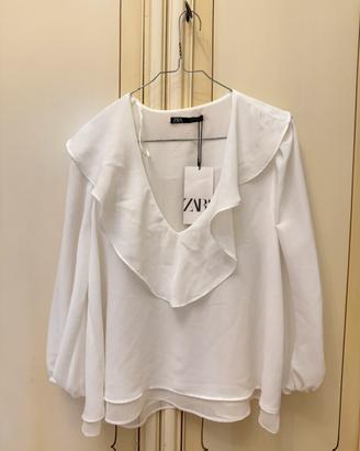 Blusa zara bianca XS
