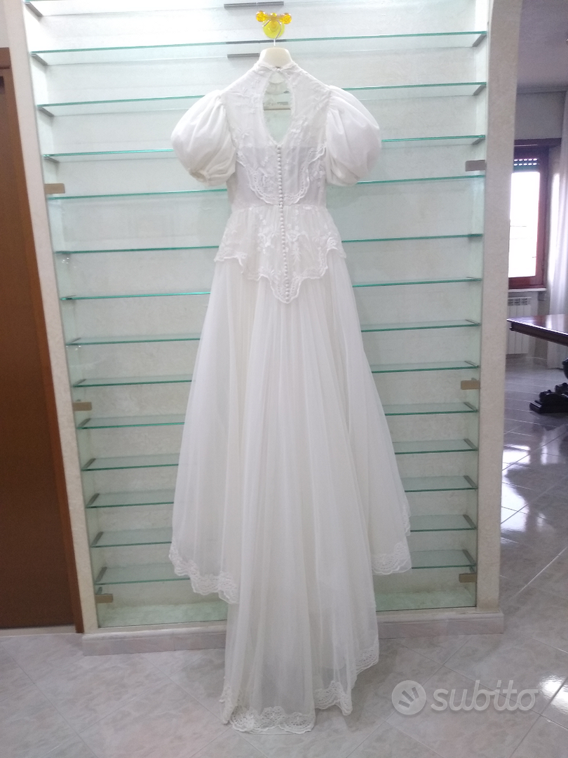 Abito da Sposa sartoriale Vintage anni 50 tulle - Abbigliamento e