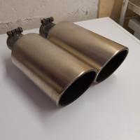 Coppia terminali inox d100mm per Giulietta