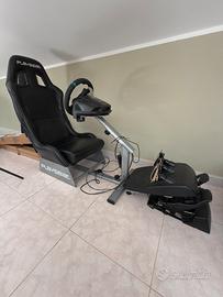 Playseat Evolution + Logitech G29 + Cambio