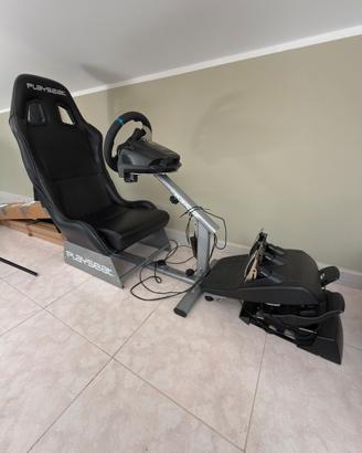 Playseat Evolution + Logitech G29 + Cambio