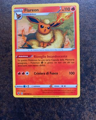 Flareon Set Voltaggio Sfolgorante 26/185 Pokemon