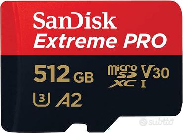 Scheda microSDXC SanDisk Extreme PRO da 512 GB