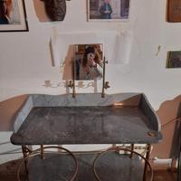 antica mobile toeletta in marmo 