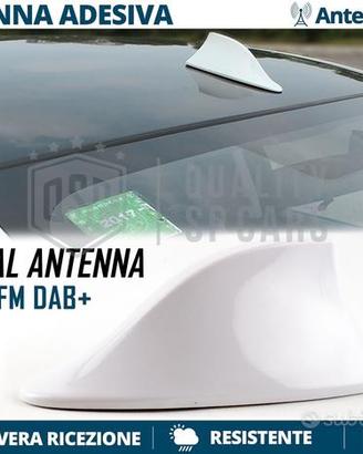 Antenna PINNA SQUALO BIANCA per PEUGEOT AM-FM-DAB