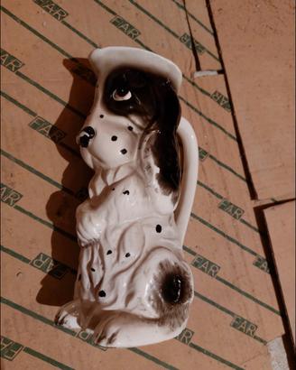 Soprammobile - vaso figura cane in ceramica