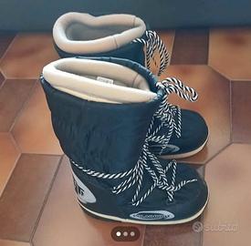 moonboot neri usati 1 volta nuovi