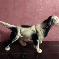 antico fermaporta Hubley in ghisa Setter