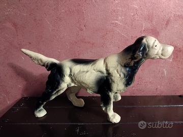 antico fermaporta Hubley in ghisa Setter