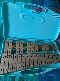 Metallofono glockenspiel xilofono 25 note 2 ottave