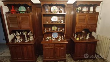 Soggiorno completo stile neocoloniale/arte povera