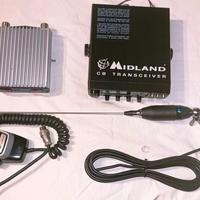 CB MIDLAND ALAN 48 PRO + LINEARE 100W + ANTENNA