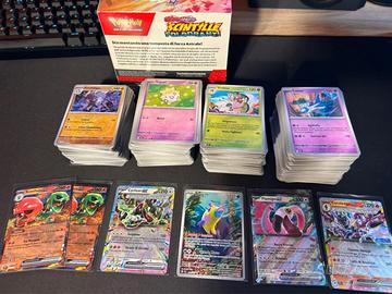 Lotto carte pokemon scintille folgoranti