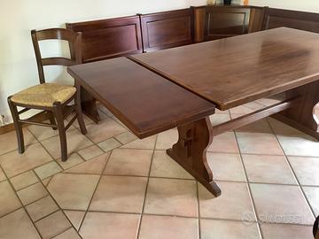 Cassapanca in legno per cucina