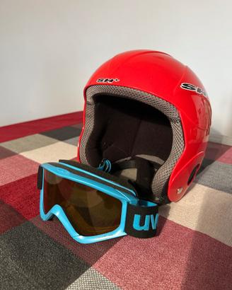 Casco sci bambino & mascherina