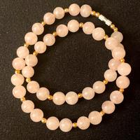 Collana in Quarzo Rosa