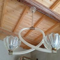 Lampadario Murano anni 40 " stile Barovier & Toso