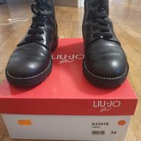 Anfibi neri Liu Jo 36 con brillantini