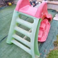 Scivolo in plastica x bambini