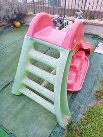 Scivolo in plastica x bambini