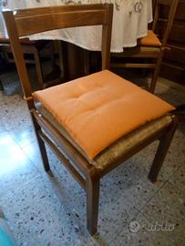 N.6 sedie per soggiorno - sedie vintage anni 60-70