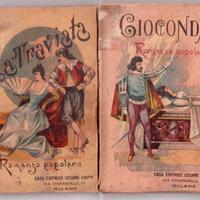 Mario Mariani Gioconda La traviata 1920 rare ediz.