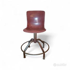 Sgabello Vintage Anni 50 Industrial