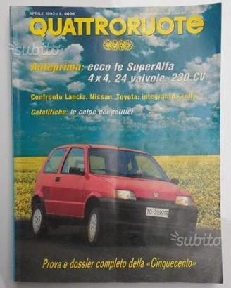 Quattroruote anni 80-90-2000