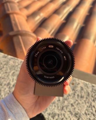 Samyang cine SYCV75MFT 7.5 mm t3.8