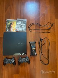ps3 slim+2 controller originali+2 giochi