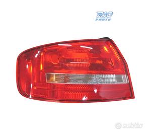 FANALE SINISTRO PER AUDI A4 SEDAN 12-15 BIANCO ROS
